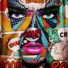 Pop Art Face Part 2 By Erik Brede