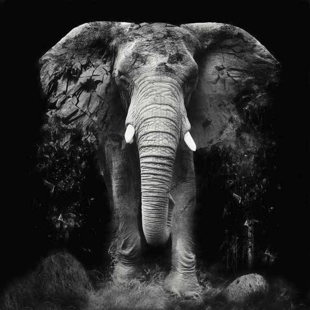 Artist Erik Brede. 'The Disappearance 7 Of 10' Artwork Image, Created in 2014, Original Photography Black and White. #art #artist