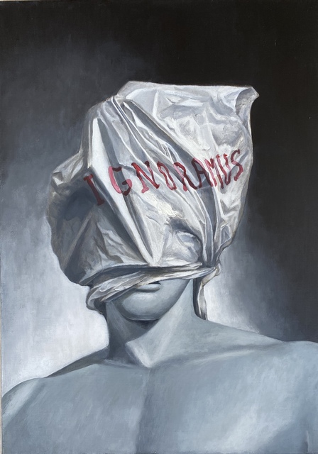 Johnny Brisko  'Ignoramus', created in 2019, Original Painting Acrylic.