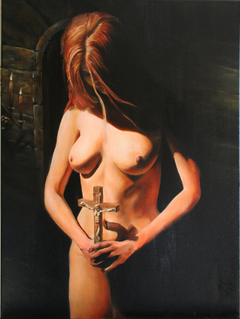 Brett Roeller  'Repentance', created in 2009, Original Painting Oil.