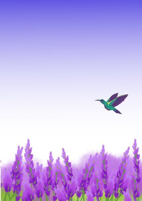 Bruce Mbugua: 'lavender love', 2022 Digital Art, Birds. A minimalist piece of work in honor of all things purple. ...