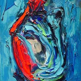 blue female abstract by bruni By Bruni  Sablan