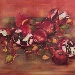 pomegranates By Elena Belkova