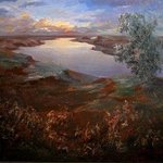 sunrise over the river By Slava Buneev