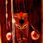 African mask 3 By Bridget Busutil
