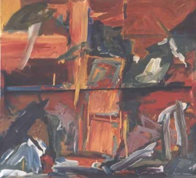 Paul Cairns  'Cross Border', created in 2007, Original Painting Oil.