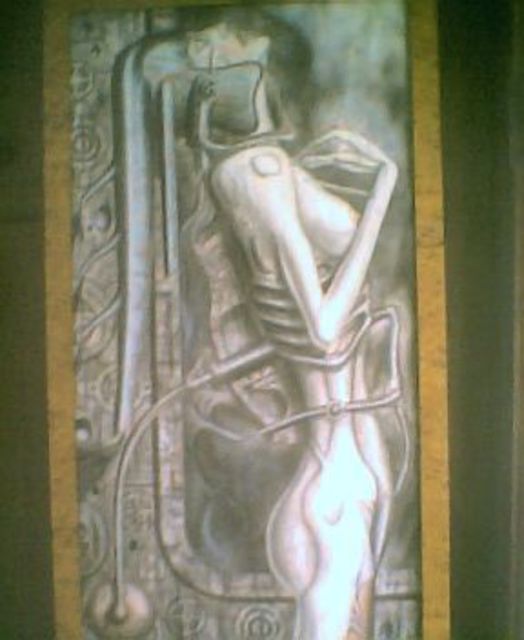 Artist  C George. 'Femme Fatale' Artwork Image, Created in 2006, Original Drawing Pencil. #art #artist