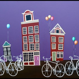 bikes and baloons By Calin Baban