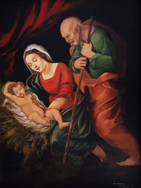 Salvatore  De Tommaso  'Nativity', created in 1994, Original Painting Other.