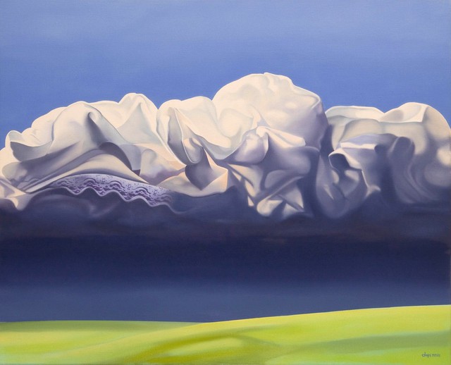 Carlos Dugos  'Cloudy Sheet', created in 2007, Original Painting Oil.