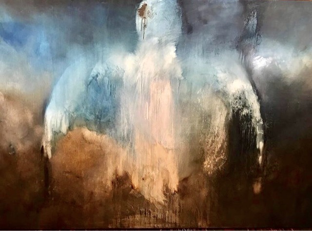 Carmem Gusmao  'Angel', created in 2017, Original Painting Oil.