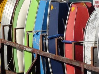 Carolyn Bistline: 'ROWBOATS FOR RENT', 2013 Color Photograph, Boating.  COME TO THE FAR AWAY TROPICAL ISLANDS, AND RENT A COLORFUL ROWBOAT TO EXPLORE.        ...