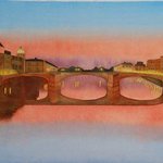 Ponte Vecchio Bridge, Florence By Carolyn Judge