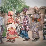 Malian Dancers By Caron Sloan Zuger