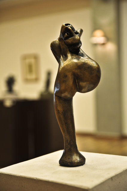 Artist Catalin Geana. 'Ballerina' Artwork Image, Created in 2012, Original Sculpture Bronze. #art #artist