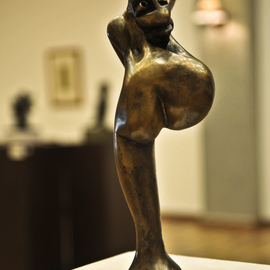 Catalin Geana: 'Ballerina', 2012 Bronze Sculpture, Figurative. Artist Description: Bronze sculpture, Ballerina, by Catalin Geana...