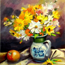 Calin Bogatean: 'Poppies', 2011 Oil Painting, Floral. Artist Description:      Oil on canvas     ...