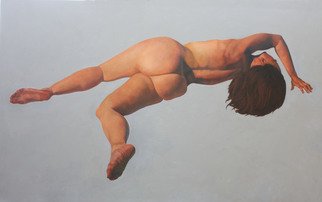 Christophe Bourely: 'Lie Lay 9', 2013 Oil Painting, Figurative.      Nude     ...