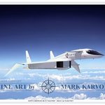 XB70 Valkyrie Mach 3 at 70000 Feet By Mark Karvon