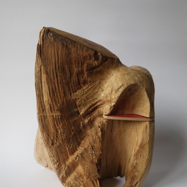 Cecile Tissot: 'Oratoir vide insulaire', 2013 Wood Sculpture, Spiritual. Artist Description:  Small, portable empty oratory. Petit oratoire vide portatif      ...