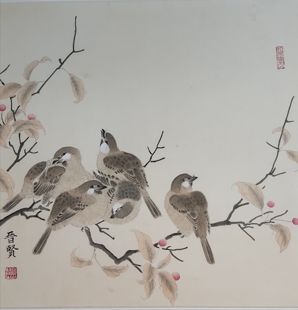 Artist Jinxian Zhao . 'Chinese Painting' Artwork Image, Created in 2019, Original Drawing Ink. #art #artist