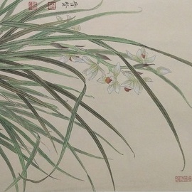 orchids series  By Jinxian Zhao 