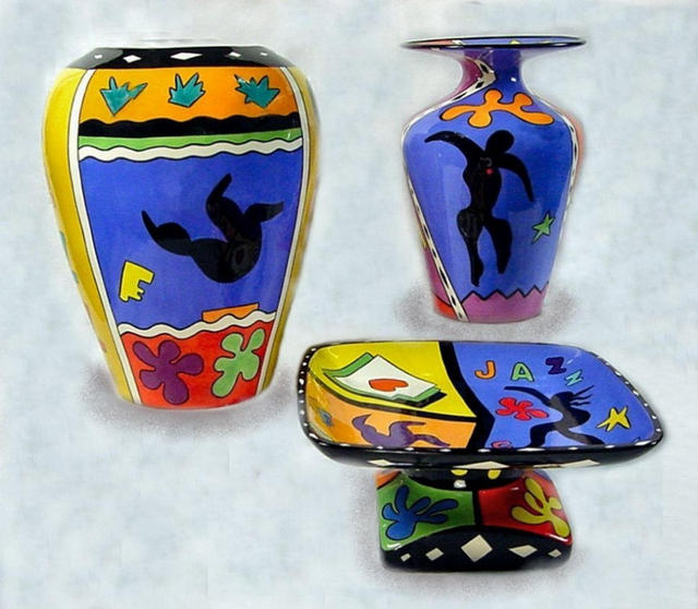 Claudia Beldent  'The Jazz Ceramic Collection', created in 2003, Original Ceramics Other.