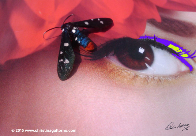 Christina Gattorno  'Dont Bug Me 3', created in 2009, Original Photography Black and White.