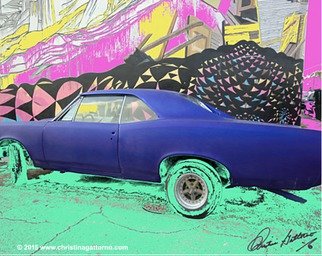 Christina Gattorno: 'Streetcar Named Graffiti', 2015 Color Photograph, Abstract.      Conceptual Photographic ArtDigital print on archival paper. Mounted on Aluminum & Plexiglas            ...