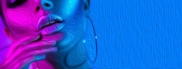 Carmella Grant  'Colorful Portrait', created in 2019, Original Computer Art.
