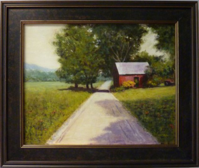 Artist Dennis Chadra. 'Rural Berkshires' Artwork Image, Created in 2011, Original Painting Oil. #art #artist