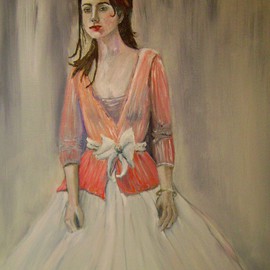 Charles Hanson: 'Pretty Girl', 2008 Oil Painting, Figurative. 