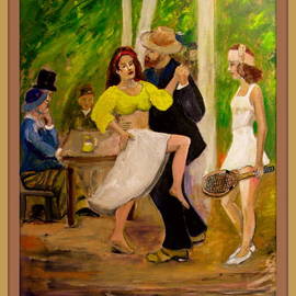  DANCE  by Renoir reconfigured By Charles Hanson