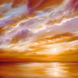 James Christopher Hill Artwork Morning Grace , 2007 Oil Painting, Sky