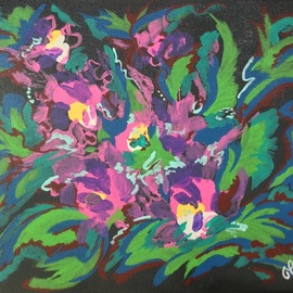 abstract orchids By Charlotte  Reber