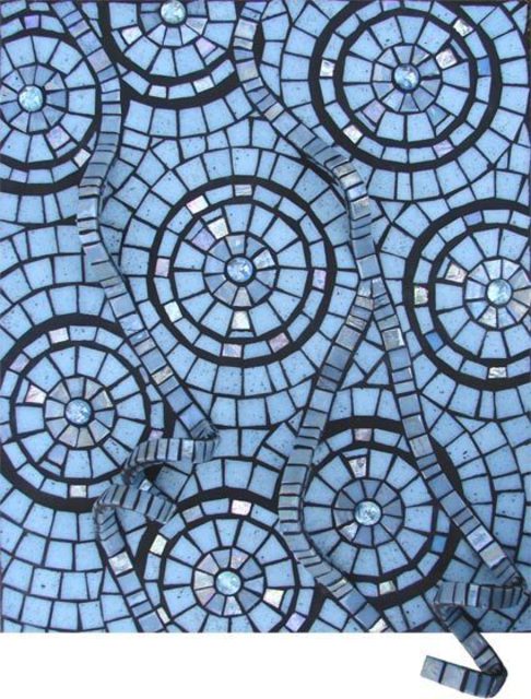 Dyanne Williams  'Blue Aspirations', created in 2006, Original Mosaic.