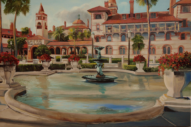 Artist Christine Cousart. 'Flagler College I Hand Touched Giclee' Artwork Image, Created in 2010, Original Photography Other. #art #artist