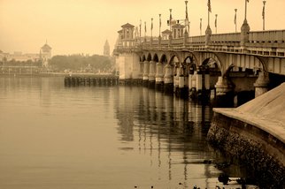 Christine Cousart: 'The Bridge of Lions', 2006 Other Photography, Cityscape.  This is a photograph of the Bridge of Lions in Saint Augustine.  It was taken just before a ten year renovation. ...
