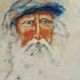 old man with a turban  By Christian Mihailescu