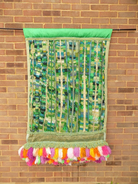 Christine Cunningham  'Spring Garden', created in 2017, Original Textile.