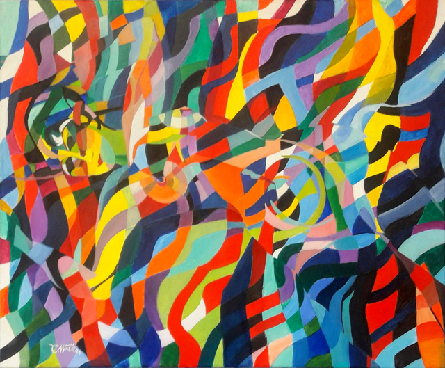 Chris Walker  'Counterpane', created in 2020, Original Painting Oil.