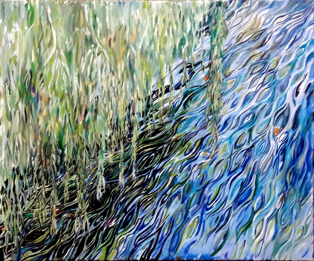 Chris Walker  'Floods Of Tears', created in 2019, Original Painting Oil.