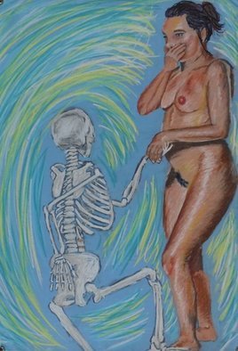 Ciara Gallagher: 'proposal', 2017 Pastel Drawing, Undecided. 