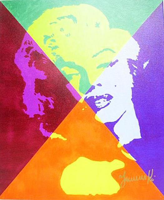 Artist Caroline Jarvinski. 'Marilyn Monroe' Artwork Image, Created in 2011, Original Giclee Reproduction. #art #artist