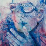 Hand and Glasses By Caren Keyser