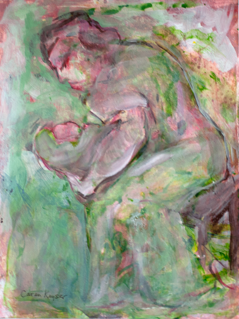 Artist Caren Keyser. 'Not All Mothers Are Beautiful' Artwork Image, Created in 2015, Original Mixed Media. #art #artist