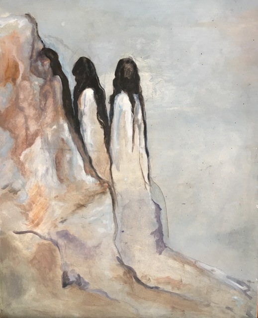 Clara Davis  'Igneous Intrusion', created in 2018, Original Painting Oil.