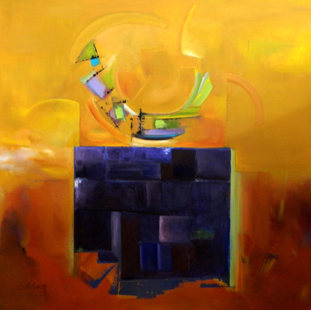 Clari Netzer  'Thinking Differently', created in 2014, Original Painting Acrylic.