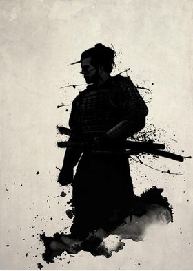 Claudia Fitzgerald: 'The Samurai', 2015 Digital Print, undecided.  The samurai is one of the amazing arts that I'm inspired with Nicklas Gustafsson. I'm learning how to do a dark and appealing warrior that full of bravery, compassion and love! ...