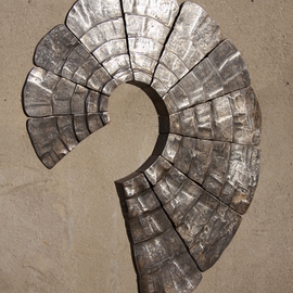 Claudio Bottero: 'giulio cesare', 2003 Steel Sculpture, Abstract. Artist Description: Representation of Julies Ceaser...